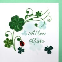 Couverture du livre : Alles Gute (Karte) – 0685717262769 - sur www.promoculture.lu