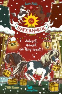 Couverture du livre : Die Haferhorde – Advent, Advent, ein Pony rennt! – 9783734840395 - sur www.promoculture.lu