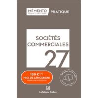 Couverture du livre : Mémento Sociétés commerciales 2027 – 9782368937785 - sur www.promoculture.lu